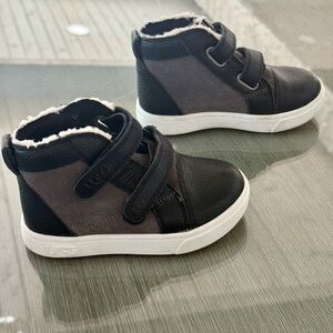 UGG Kids Black and Gray Boots